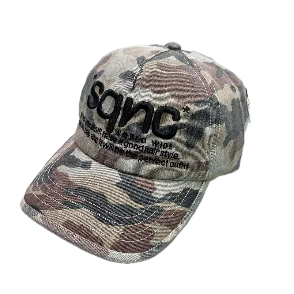 'SQNC' EMBROIDERED BASEBALL CAP