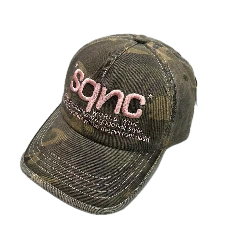 'SQNC' EMBROIDERED BASEBALL CAP