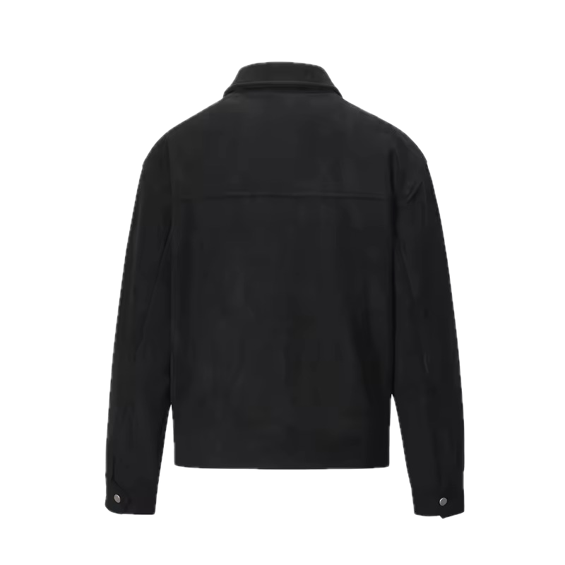 'CHANTER' BLACK VELOUR JACKET