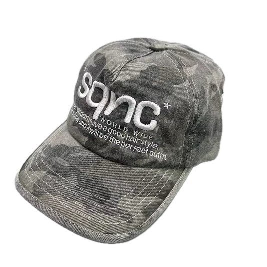 'SQNC' EMBROIDERED BASEBALL CAP
