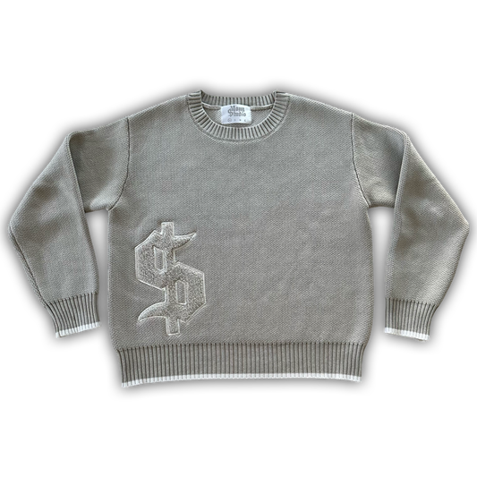 'MONEY TALKS' Knitted Sweater